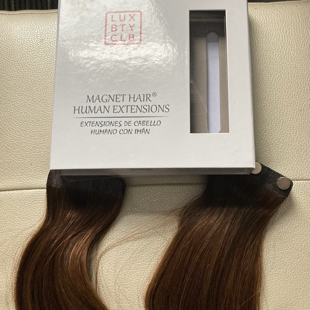 Lux Beauty Club magnetic hair extensions
